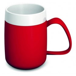 Ornamin One Handled Mug with Internal Cone 140ML in Red